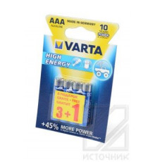 VARTA HIGH ENERGY 4903 LR03 3+1 шт BL4 NEW