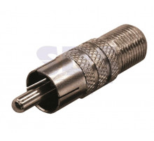 ПЕРЕХОД гнездо F - штекер RCA REXANT