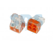 Электромонтажные экспресс-клеммы 773-324 (4*2.5мм²) REXANT