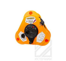 КРОНА ПРИЗМА КСП425050 РС-4 (УР16-0001) 50м (на катушке с зем.) 4 роз. (ПВС3х0,75)