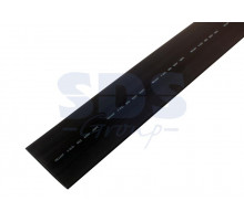 50.0 / 25.0 мм 1м термоусадка черная REXANT