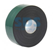 Двухсторонний скотч, зеленого цвета на черной основе, 30мм, 5метров REXANT