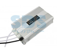 Источник питания стабилизированный 12V, 200W с проводами, влагозащищенный (IP67) Al