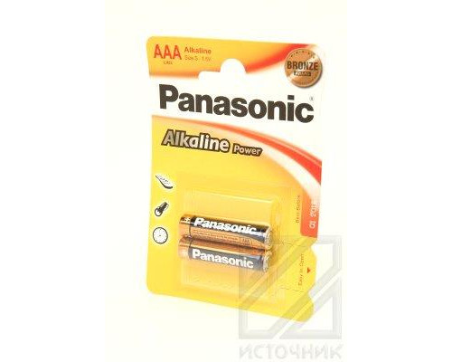 Panasonic Alkaline Power LR03APB/2BP LR03 BL2