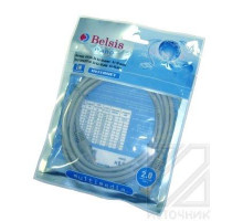 Belsis multimedia nano BW 1480 Патчкорд UTP 5E кат. RJ-45 вилка - RJ-45 вилка, 2м BL1