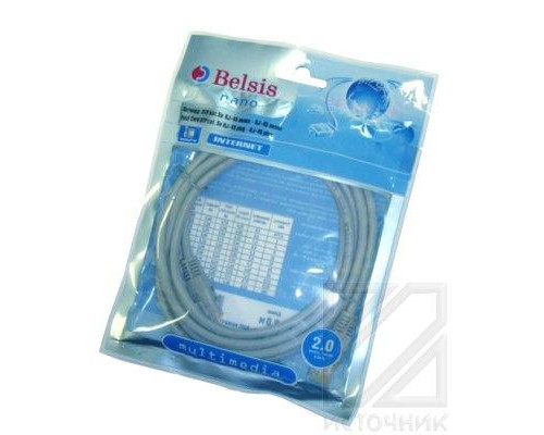 Belsis multimedia nano BW 1480 Патчкорд UTP 5E кат. RJ-45 вилка - RJ-45 вилка, 2м BL1