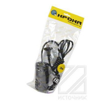 КРОНА РС-2 (У10-01) 3м (ПВС 2Х0.75) черный BL1