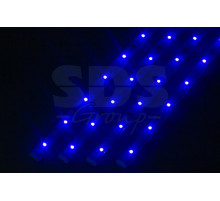 Светодиодный светильник линейный, 4 шт х 25см. Цвет синий NEON-NIGHT