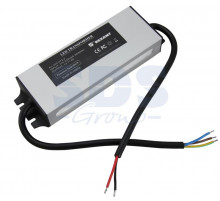 Источник питания 110-220V AC/12V DC, 6А, 72W с проводами, влагозащищенный (IP67)