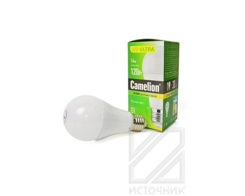 Camelion LED14-A60/830/E27 3000K 14Вт BL1