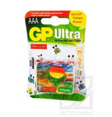 GP Ultra 24AUGL-2CR4 LR03 + магнит Подари Жизнь BL4