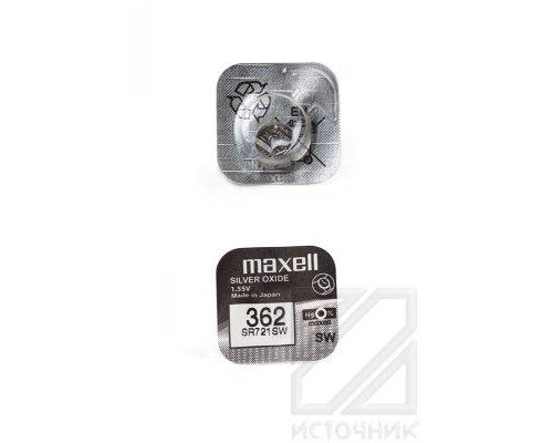 MAXELL SR721SW 362 (RUS), в упак 10 шт