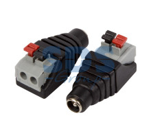 РАЗЪЁМ питания гнездо 2.1х5.5 с быстрозажимной колодкой (блистер) REXANT