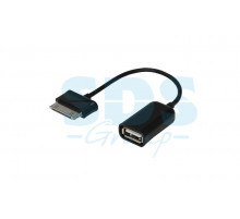 USB кабель OTG Samsung galaxy на USB шнур 0.15M черный REXANT