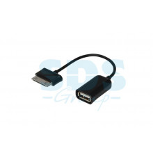 USB кабель OTG Samsung galaxy на USB шнур 0.15M черный REXANT