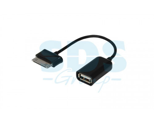 USB кабель OTG Samsung galaxy на USB шнур 0.15M черный REXANT