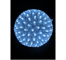 Шар светодиодный 220V, диаметр 20 см, 200 светодиодов, цвет белый