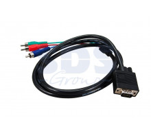 Шнур VGA plug - 3 RCA 1.5М REXANT