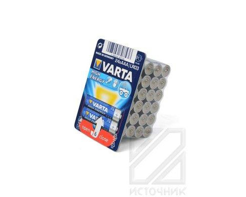 VARTA HIGH ENERGY LR03 в упаковке 24 шт