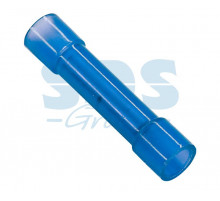 СОЕДИНИТЕЛЬНАЯ ГИЛЬЗА изолированная (СГИ L-27.3мм) нейлон 1.5-2.5мм² (BNY-2) синий REXANT