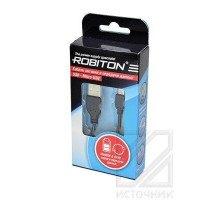 ROBITON P2-MicroUSB/1m/Charge&Sync USB Micro USB, 1м BL1