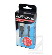 ROBITON P2-MicroUSB/1m/Charge&Sync USB Micro USB, 1м BL1