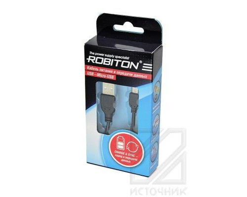 ROBITON P2-MicroUSB/1m/Charge&Sync USB Micro USB, 1м BL1