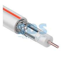 Кабель SAT 50 M, CCS/Al/Al, (75%), 75 Ом, 100м., белый CABLETECH