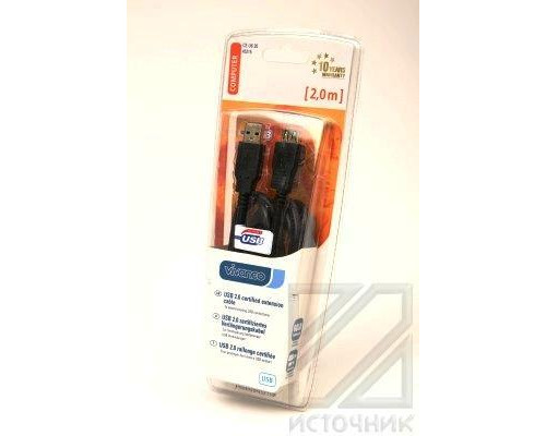 VIVANCO CE U6 20  45215 USB 2м черный BL1