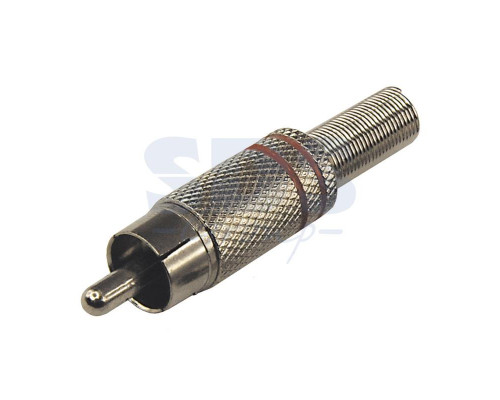 РАЗЪЁМ штекер RCA Металл пайка ZN Черные/Красные PROCONNECT