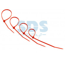 Хомут nylon 150 х 3.0 мм 25шт красный REXANT