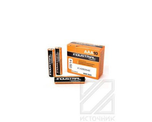 DURACELL INDUSTRIAL LR03 в коробке 10 шт