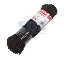 Шнур с сердечником 5мм 50м (черный)