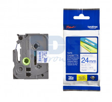 TZE253 ЛЕНТА 24MM СИНИЙ НА БЕЛОМ