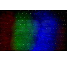 Гирлянда-сеть светодиодная 2х1,5м, свечение с динамикой, черный провод, мульти диоды NEON-NIGHT