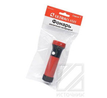 ULTRAFLASH 3002-ТН 3LED (черно-красный) BL1