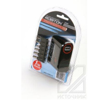 ROBITON K3000S 3000мА с насадками Micro- и Mini-USB  BL1