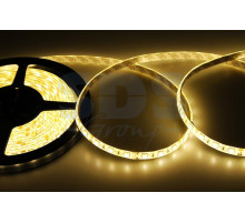 LED лента герметичная в силиконе, ширина 10 мм, IP65, SMD 5050, 60 диодов/метр, 12V, цвет светодиодов теплый белый LAMPER