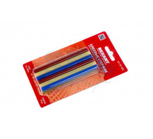 Клей малый 7/100мм Цветной (12шт/уп) Блистер REXANT