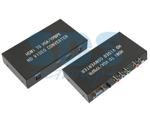 Конвертер HDMI на YPbPr/VGA + 2 RCA REXANT