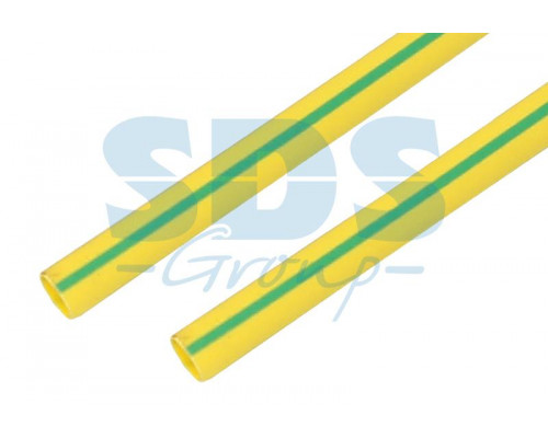 25.0 / 12.5 мм 1м термоусадка желто-зеленая REXANT