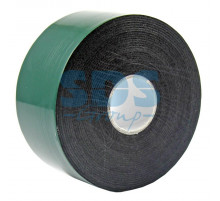 Двухсторонний скотч, зеленого цвета на черной основе, 40мм, 5метров REXANT