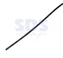 1.0 / 0.5 мм 1м термоусадка черная REXANT