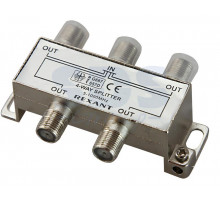 ДЕЛИТЕЛЬ ТВ х 4 под F разъём 5-1000 МГц REXANT