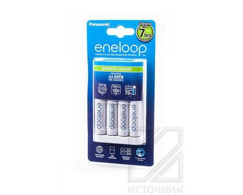 Panasonic eneloop K-KJ17MCC40E Advanced Charger + 4AA1900mAh BL1