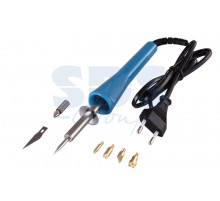 Набор паяльник-выжигатель (6 насадок) 220V/30 Вт (ZD-707A) REXANT