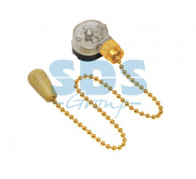 Выключатель для настенного светильника c деревянным наконечником, gold REXANT