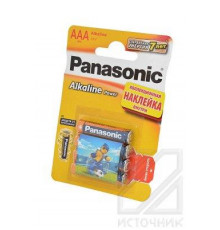 Panasonic Alkaline Power LR03APB/4BPS LR03 + наклейка BL4