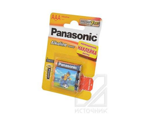 Panasonic Alkaline Power LR03APB/4BPS LR03 + наклейка BL4