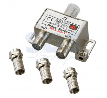 ДЕЛИТЕЛЬ ТВ x 2 + 3шт. F 